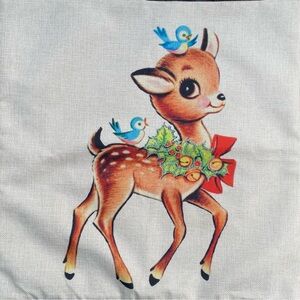Christmas Reindeer Pillowcase